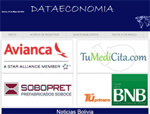 Tablet Screenshot of dataeconomia.com